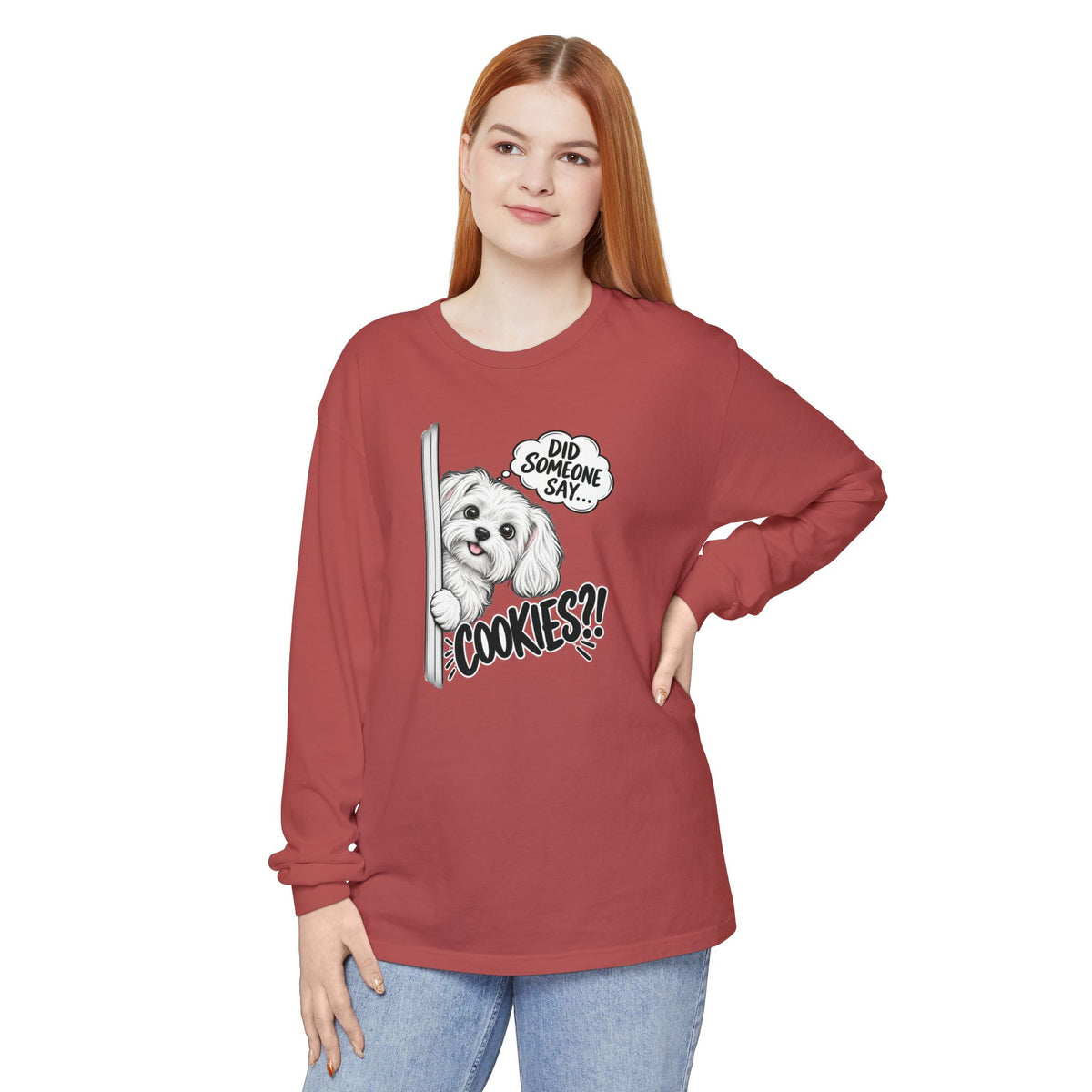 Cookies?! - Comfort Colors Long Sleeve Tee