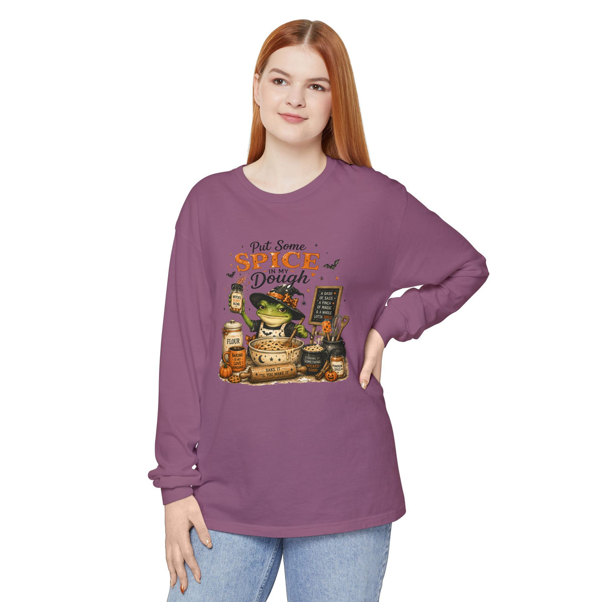 Put Some Spice in My Dough - Comfort Colors Long Sleeve Tee