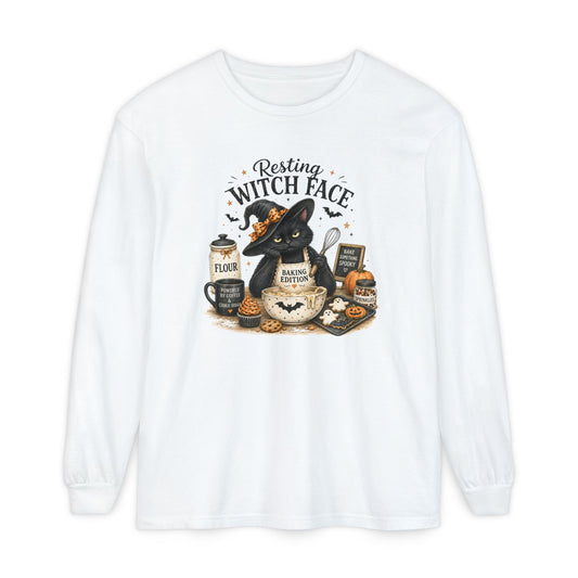 Resting Witch Face - Comfort Colors Long Sleeve Tee
