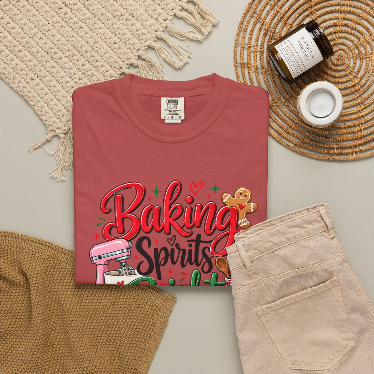 Baking Spirits Bright T-Shirt - Comfort Colors Tee