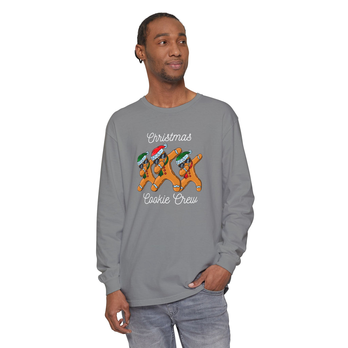 Christmas Cookie Crew - Comfort Colors Long Sleeve Tee