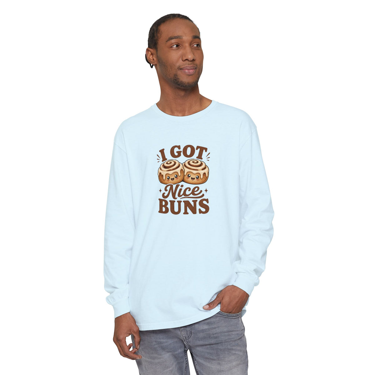 Nice Buns - Comfort Colors Long Sleeve Shirt