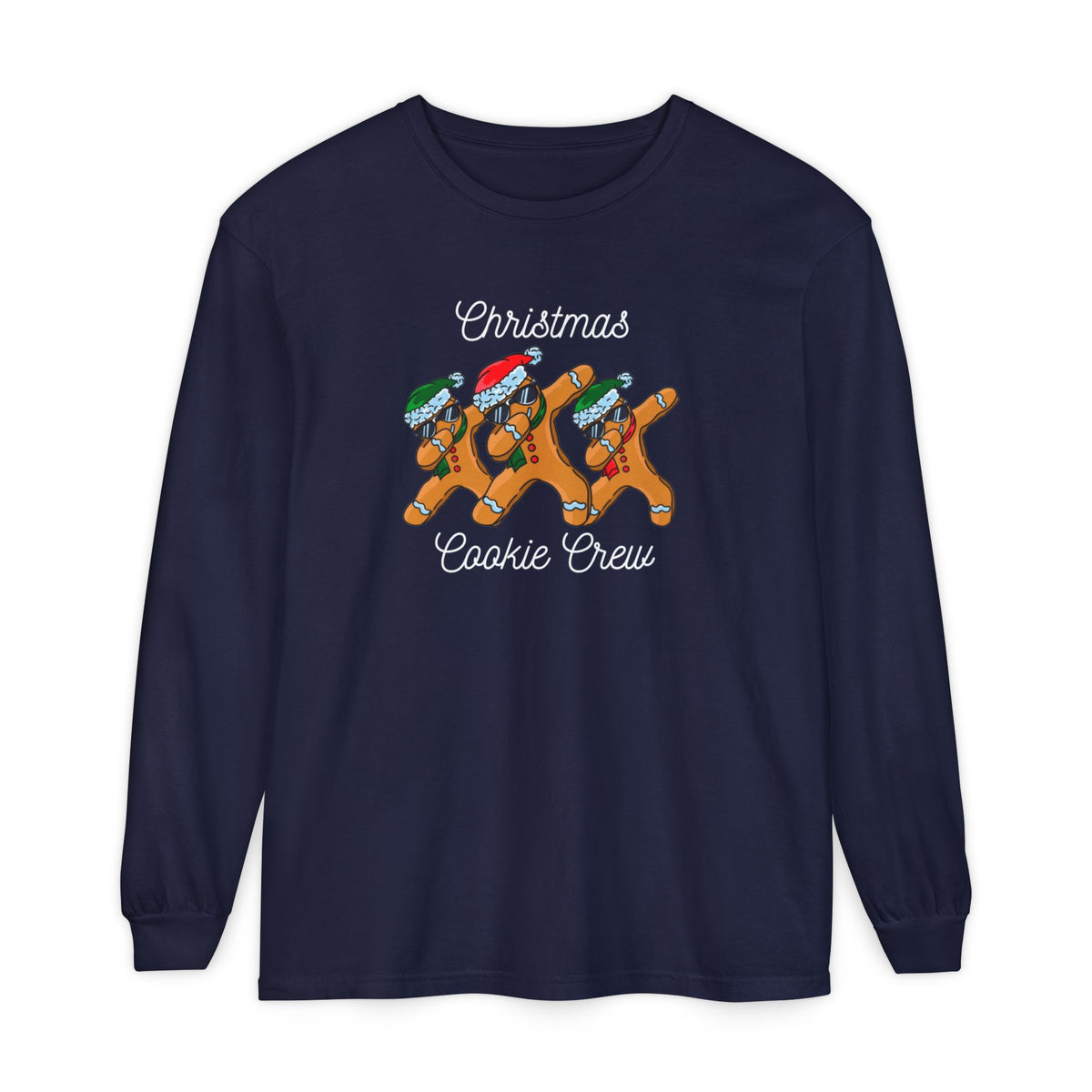 Christmas Cookie Crew - Comfort Colors Long Sleeve Tee
