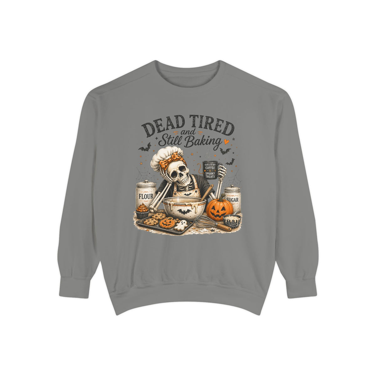 Dead Tired and Still Baking - Comfort Colors Long Sleeve Tee