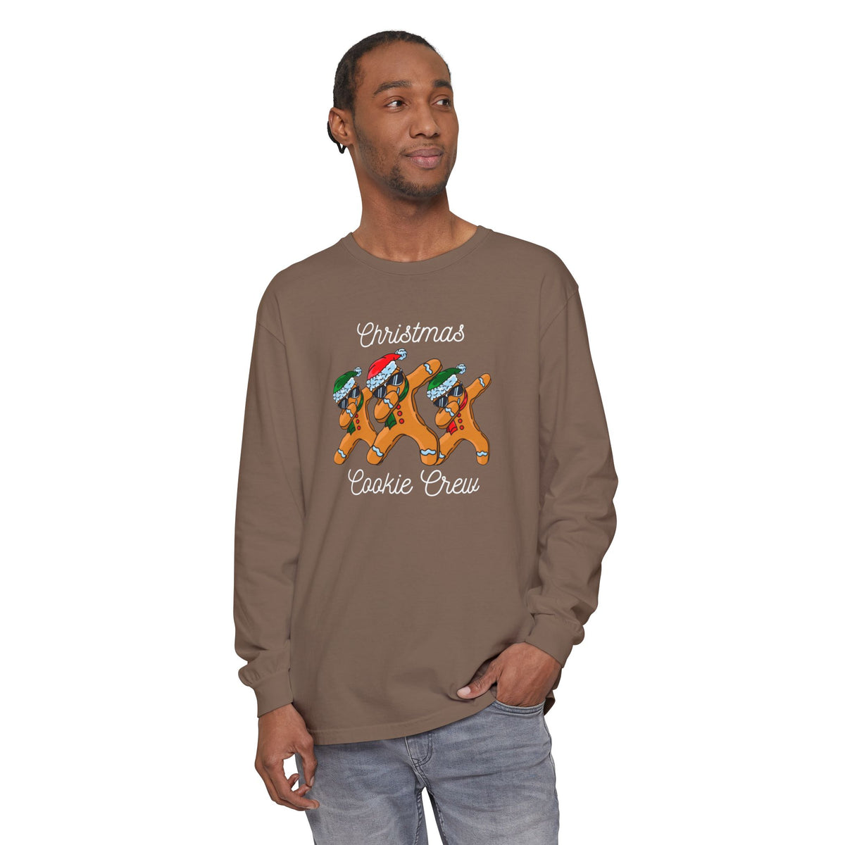 Christmas Cookie Crew - Comfort Colors Long Sleeve Tee