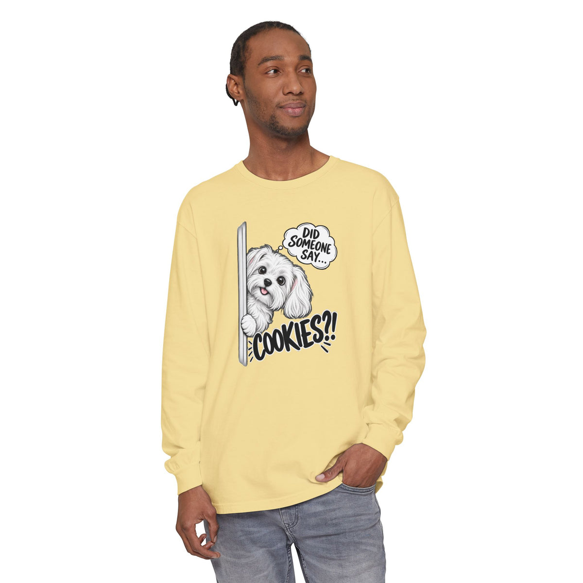 Cookies?! - Comfort Colors Long Sleeve Tee