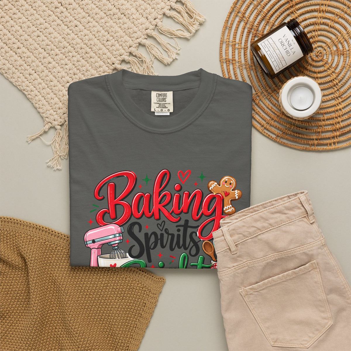 Baking Spirits Bright T-Shirt - Comfort Colors Tee