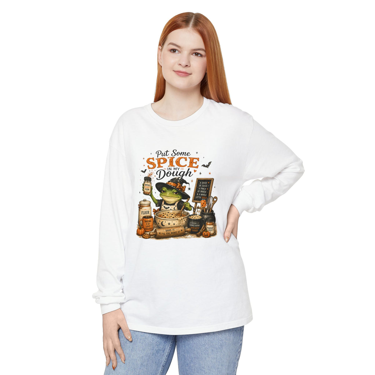 Put Some Spice in My Dough - Comfort Colors Long Sleeve Tee