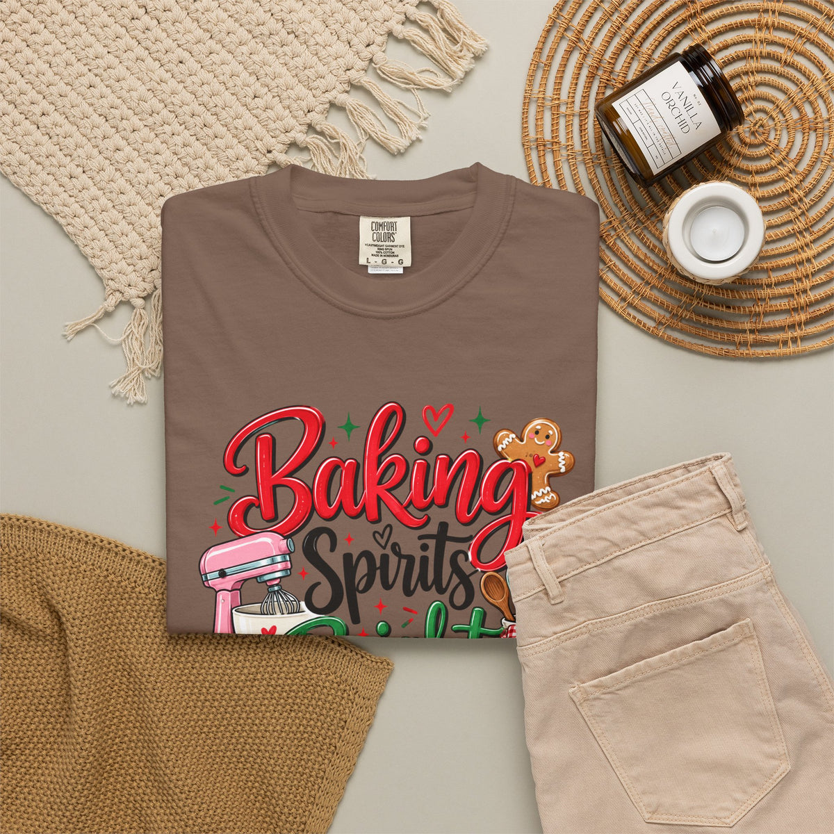 Baking Spirits Bright T-Shirt - Comfort Colors Tee