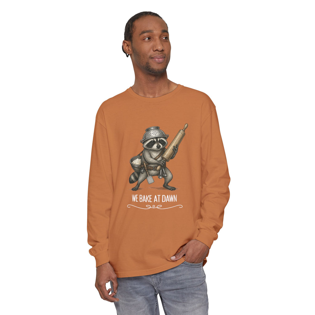 We Bake at Dawn - Comfort Colors Long Sleeve Tee