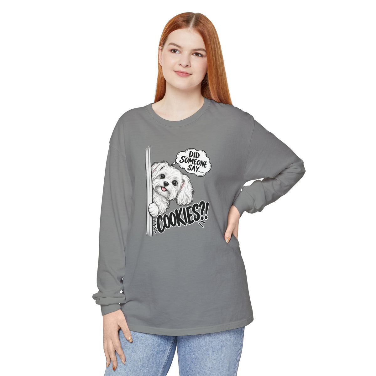 Cookies?! - Comfort Colors Long Sleeve Tee
