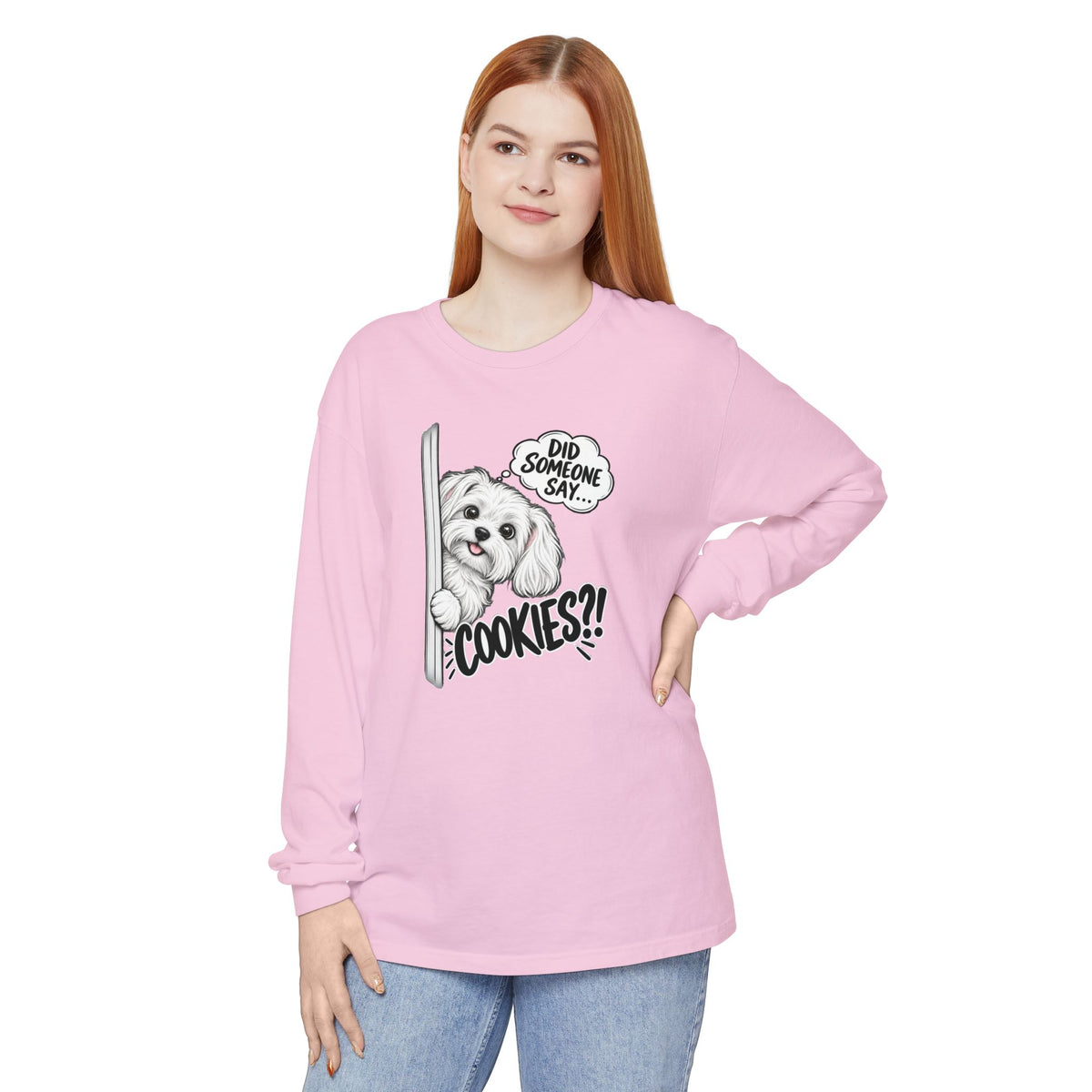 Cookies?! - Comfort Colors Long Sleeve Tee