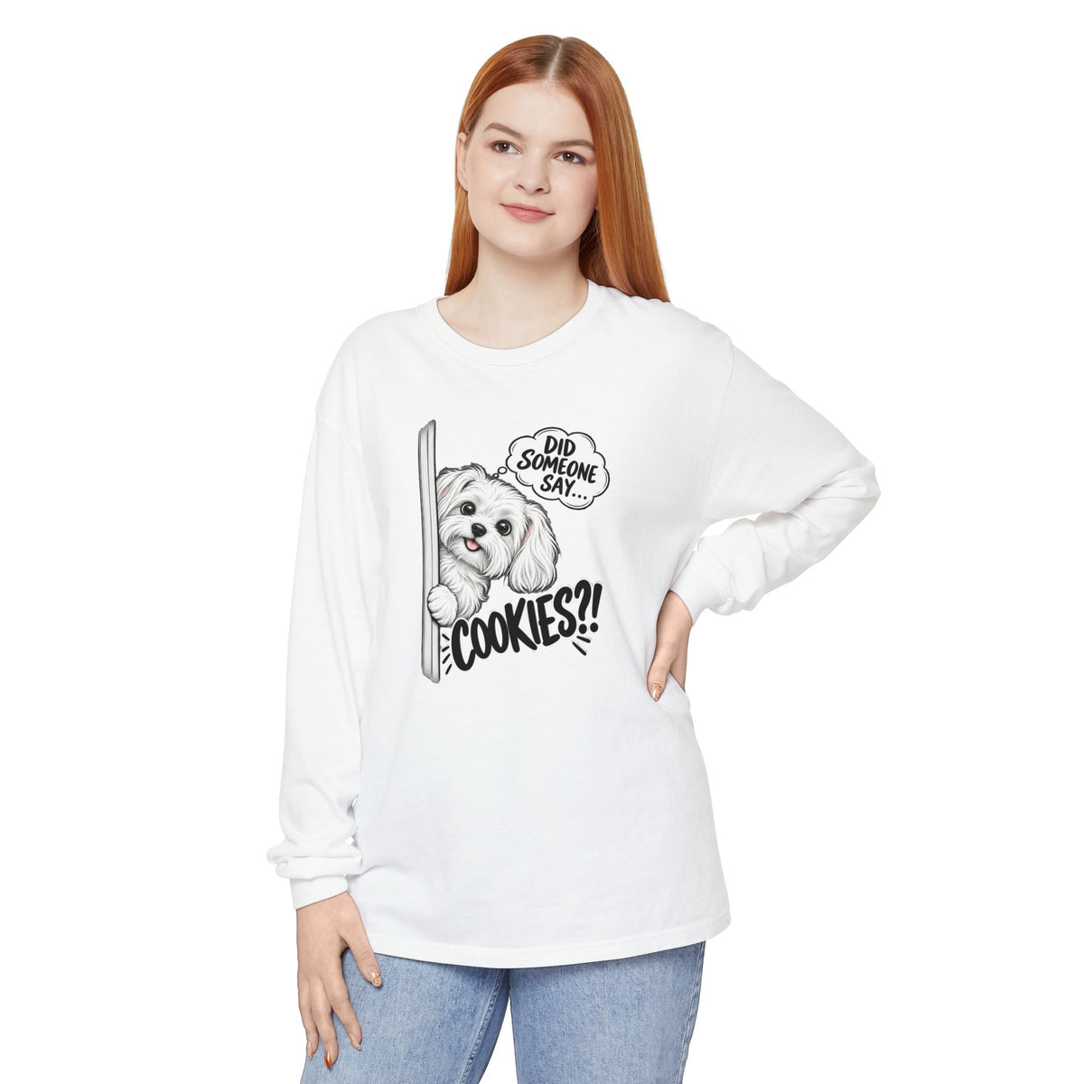Cookies?! - Comfort Colors Long Sleeve Tee