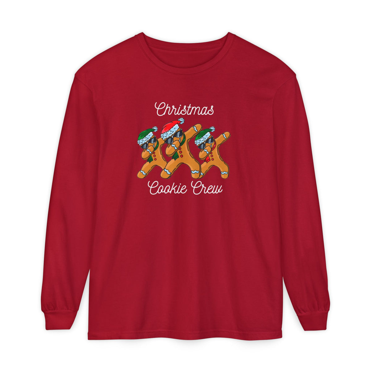 Christmas Cookie Crew - Comfort Colors Long Sleeve Tee