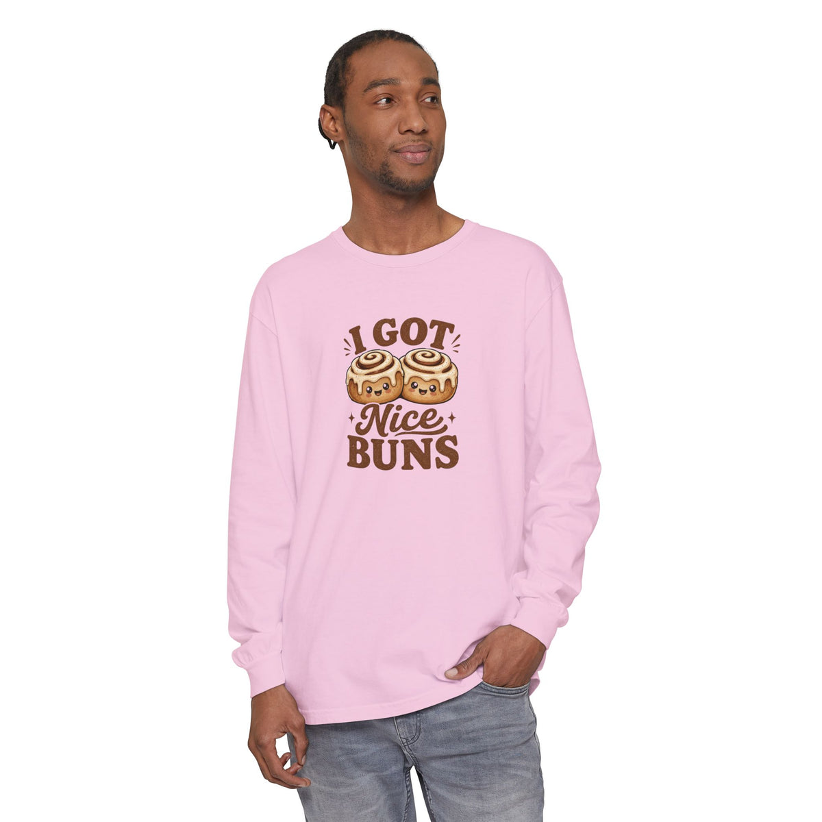Nice Buns - Comfort Colors Long Sleeve Shirt