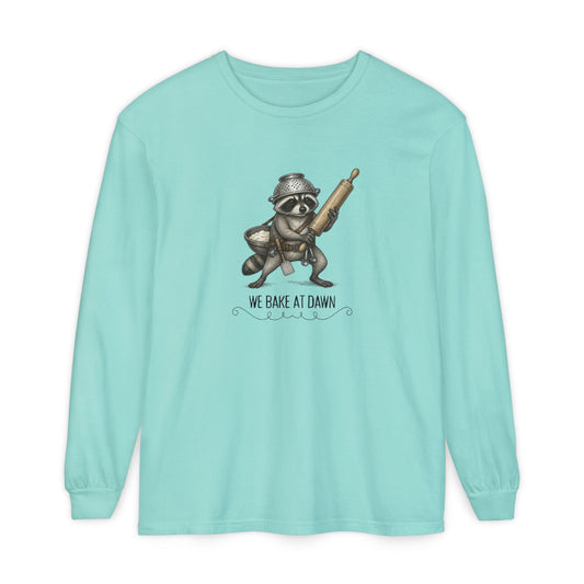 We Bake at Dawn - Comfort Colors Long Sleeve Tee