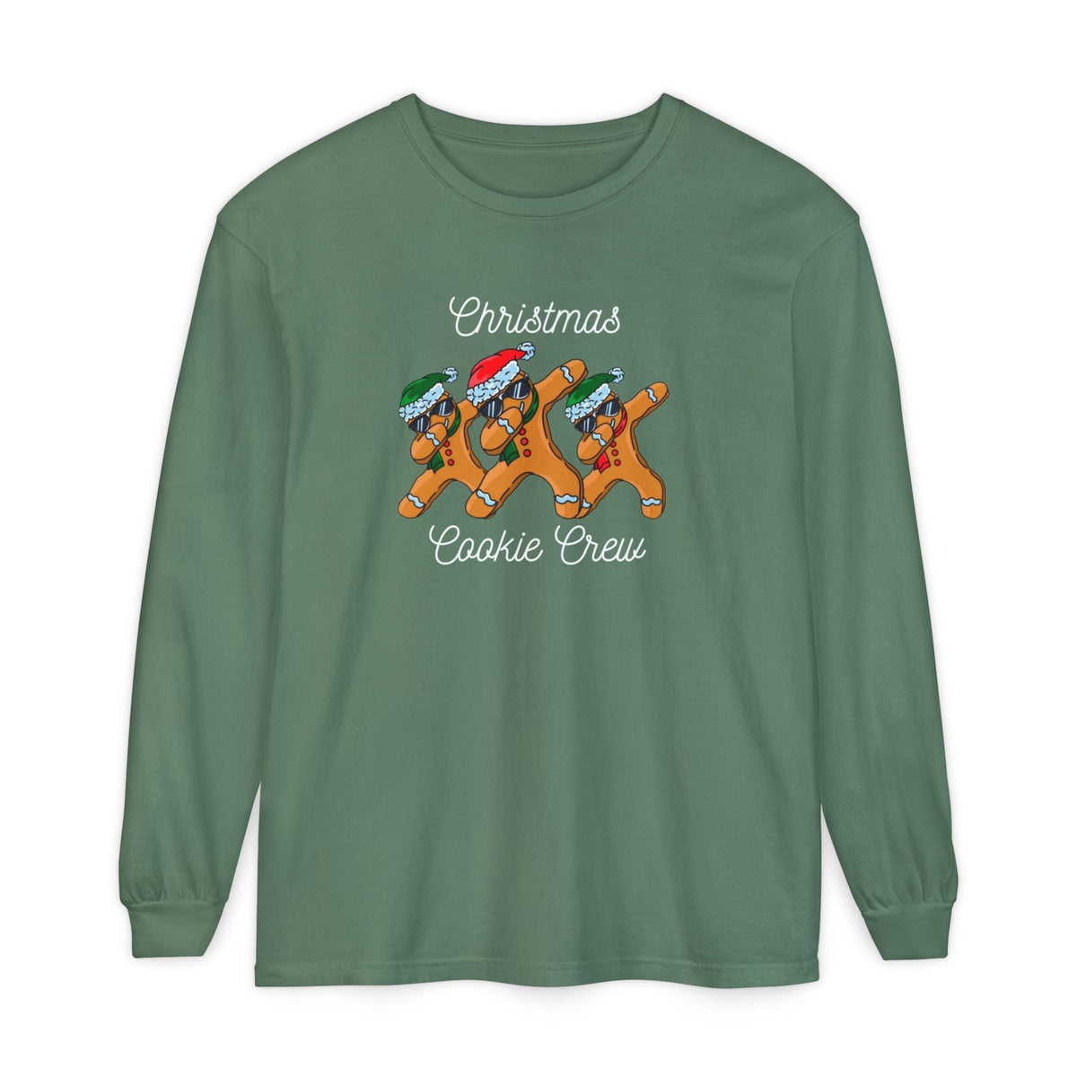 Christmas Cookie Crew - Comfort Colors Long Sleeve Tee