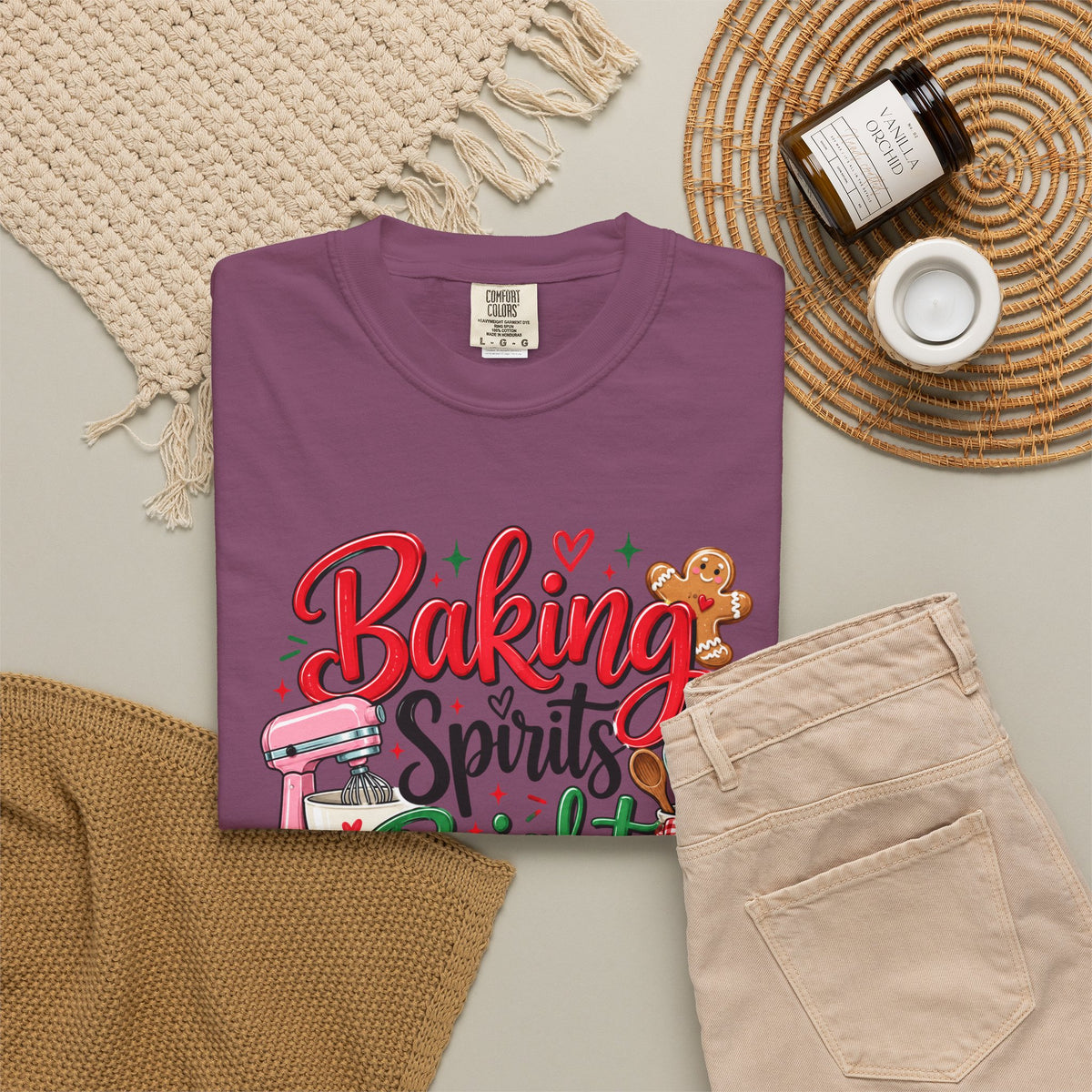 Baking Spirits Bright T-Shirt - Comfort Colors Tee