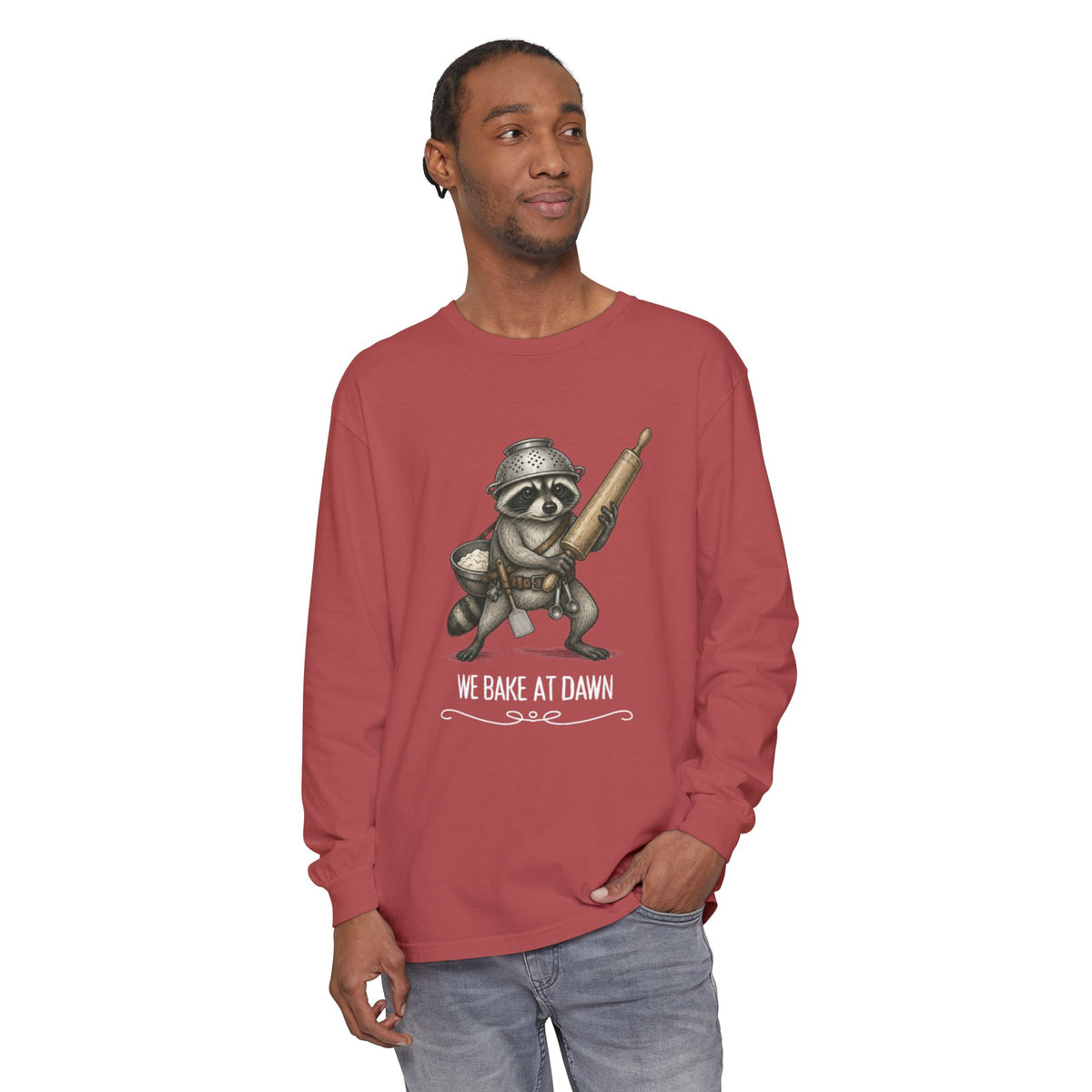 We Bake at Dawn - Comfort Colors Long Sleeve Tee