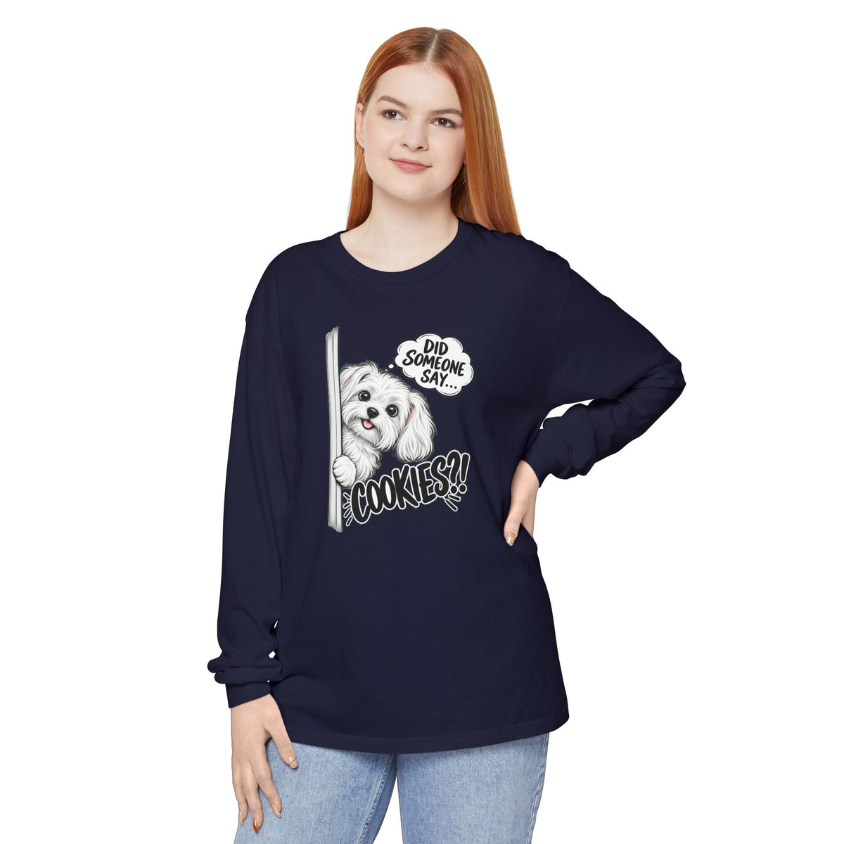 Cookies?! - Comfort Colors Long Sleeve Tee