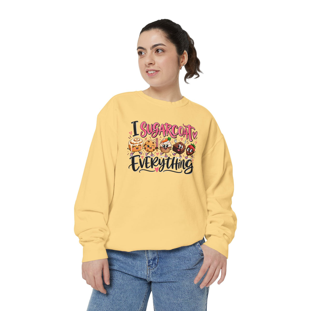 I Sugarcoat Everything - Comfort Colors Sweatshirt