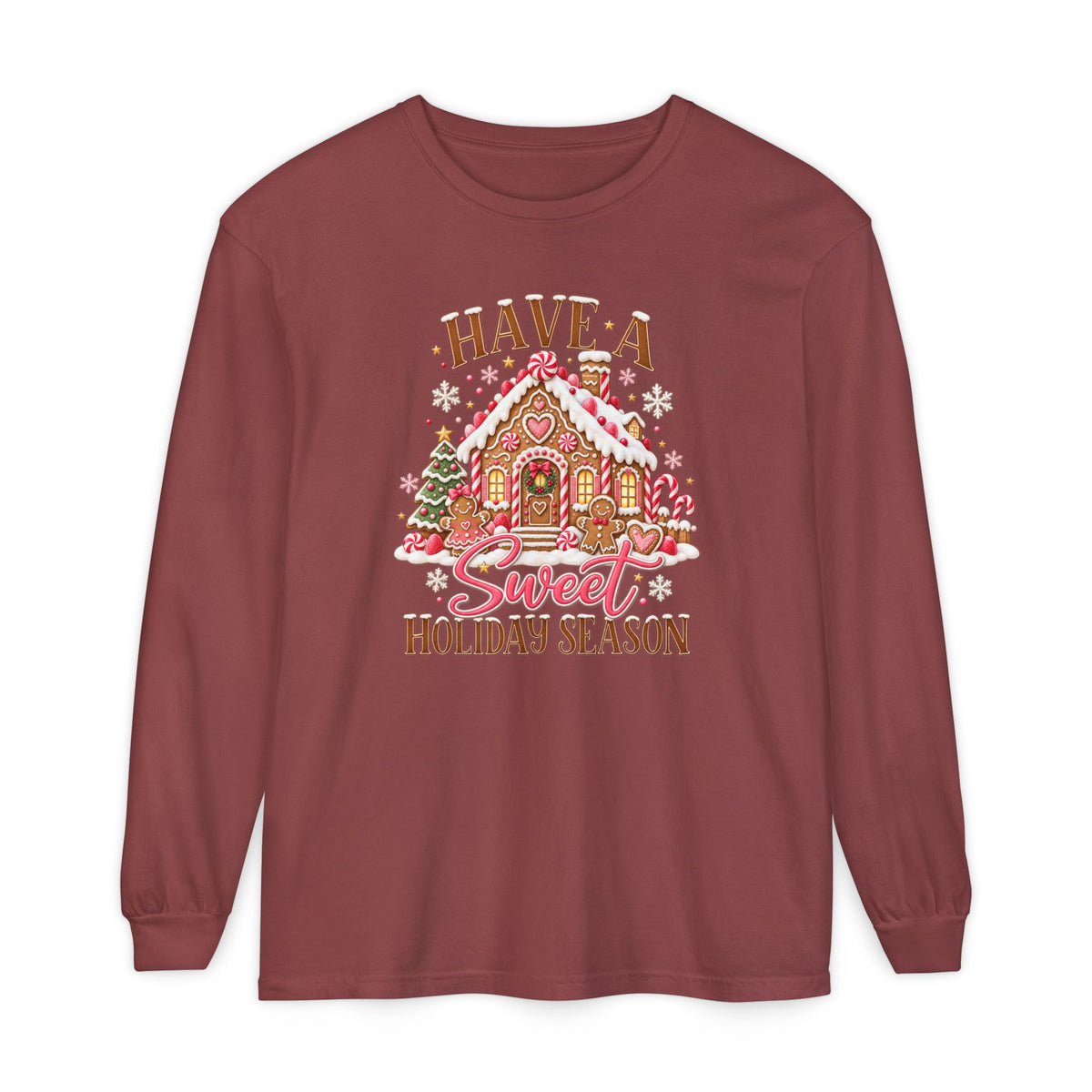 Have a Sweet Holiday Season - Comfort Colors Long Sleeve Tee