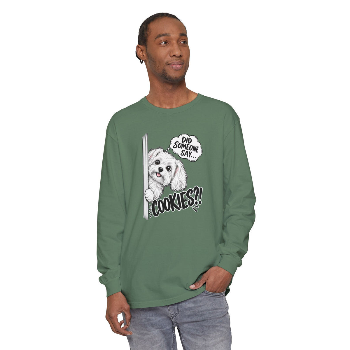 Cookies?! - Comfort Colors Long Sleeve Tee