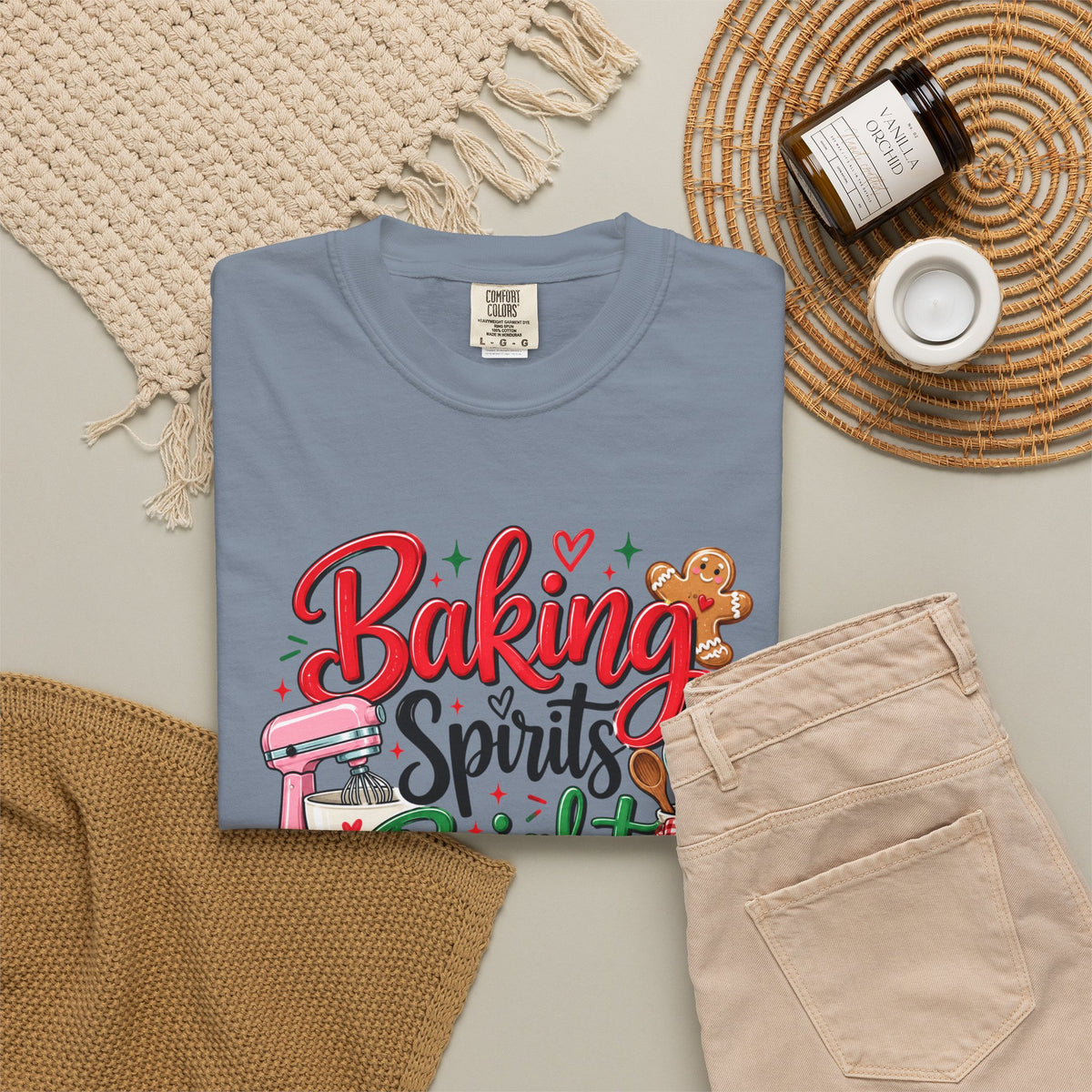 Baking Spirits Bright T-Shirt - Comfort Colors Tee