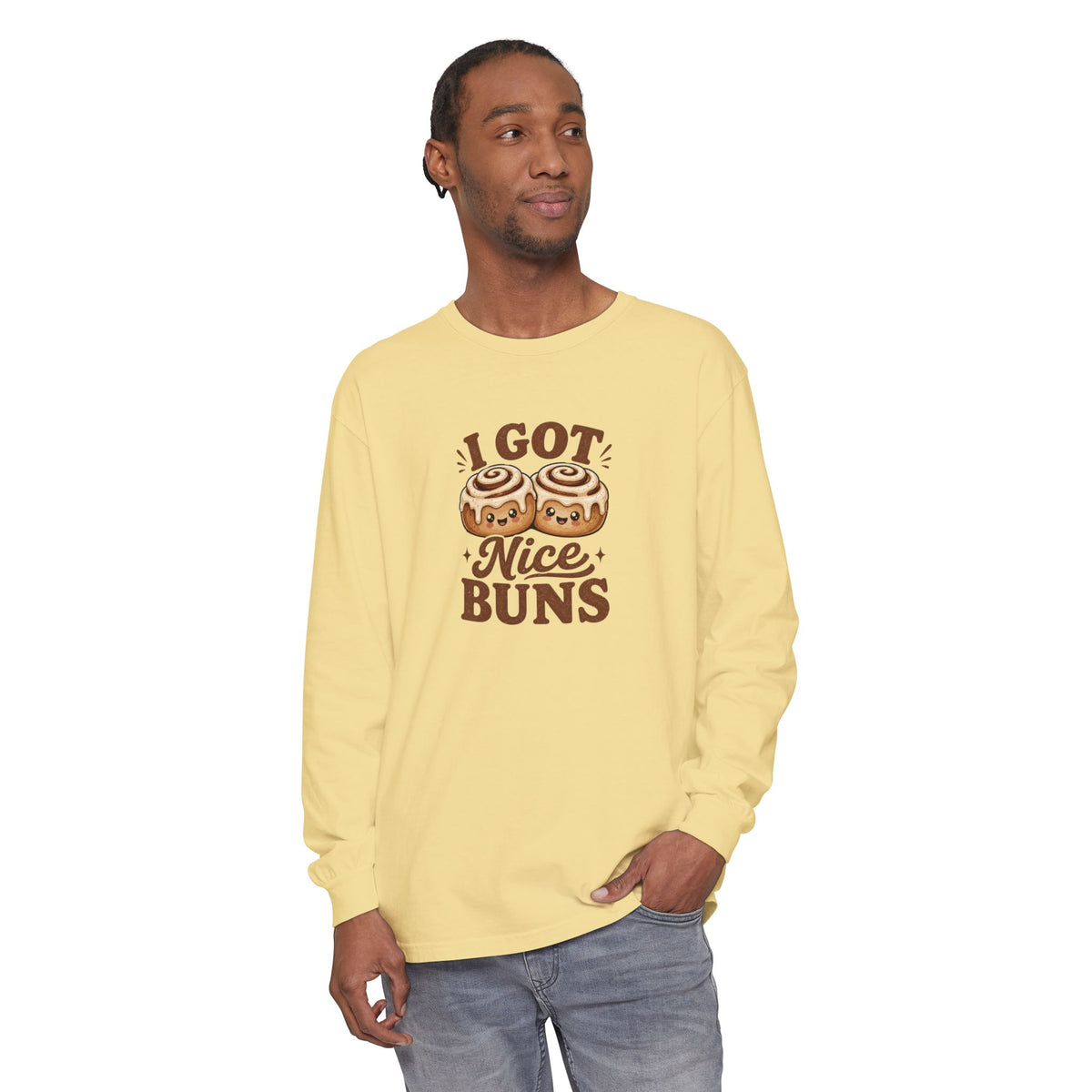 Nice Buns - Comfort Colors Long Sleeve Shirt