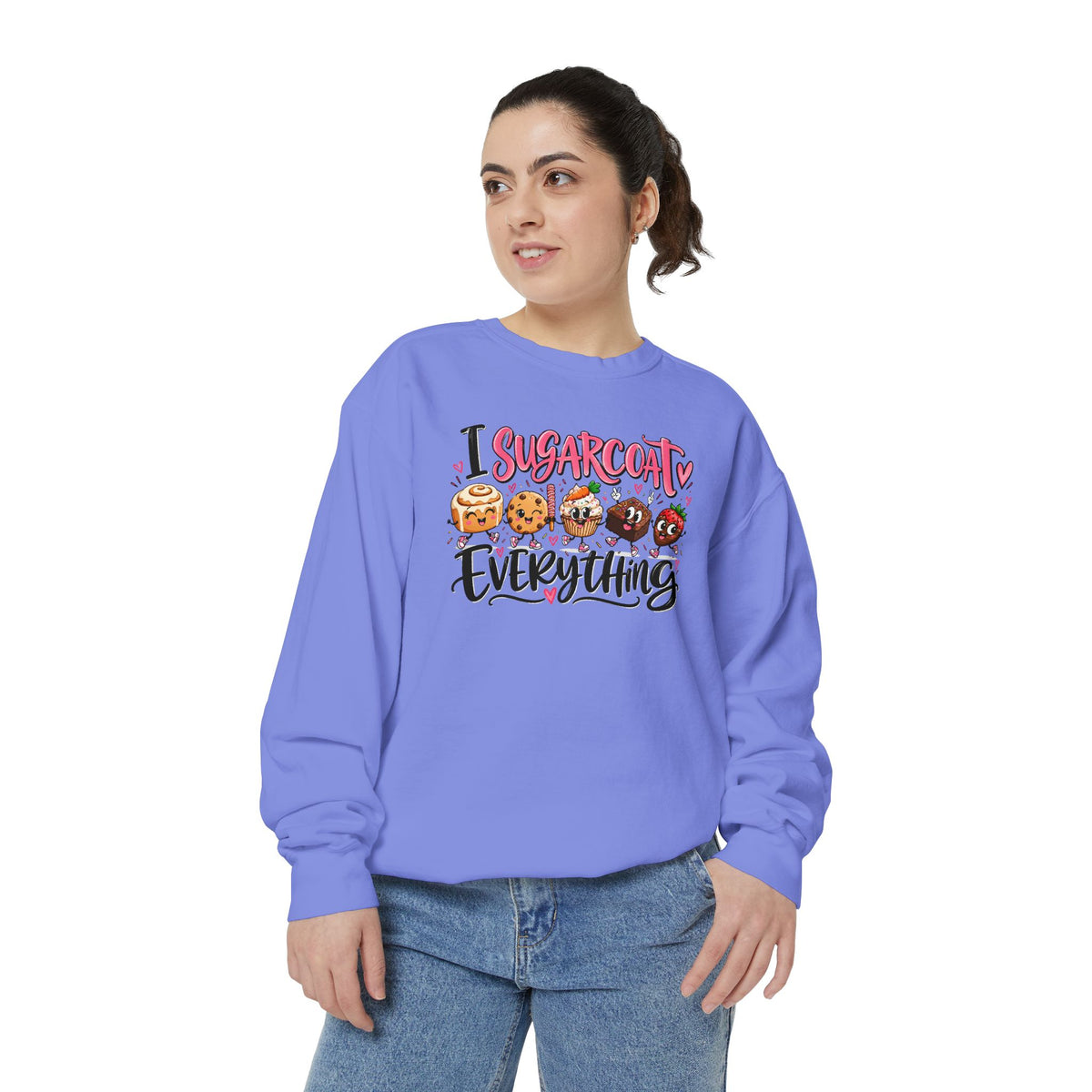 I Sugarcoat Everything - Comfort Colors Sweatshirt