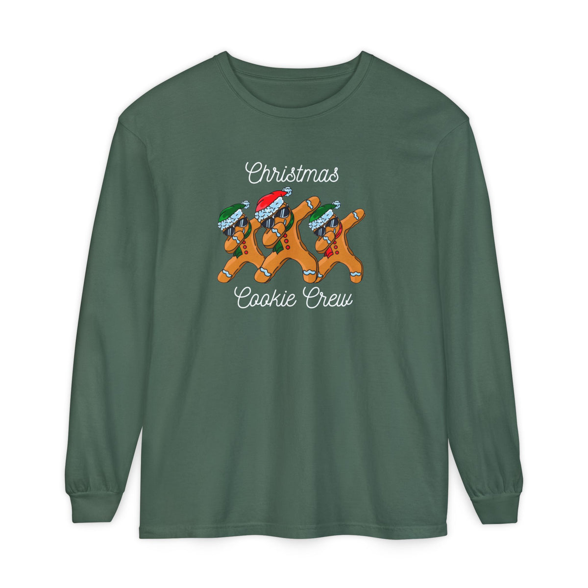 Christmas Cookie Crew - Comfort Colors Long Sleeve Tee