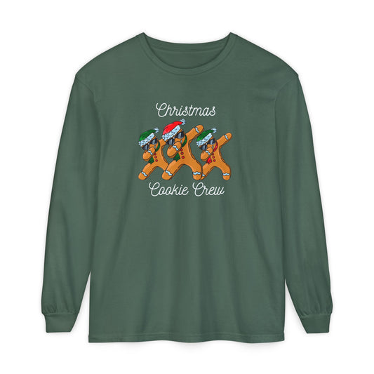 Christmas Cookie Crew - Comfort Colors Long Sleeve Tee