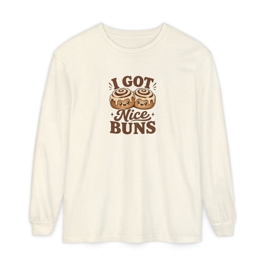Nice Buns - Comfort Colors Long Sleeve Shirt