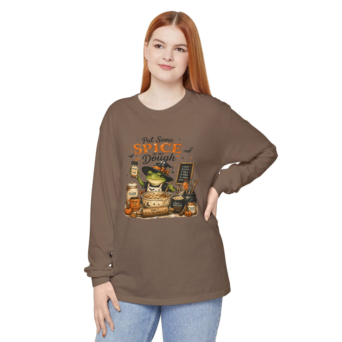 Put Some Spice in My Dough - Comfort Colors Long Sleeve Tee
