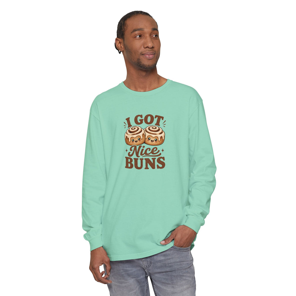 Nice Buns - Comfort Colors Long Sleeve Shirt