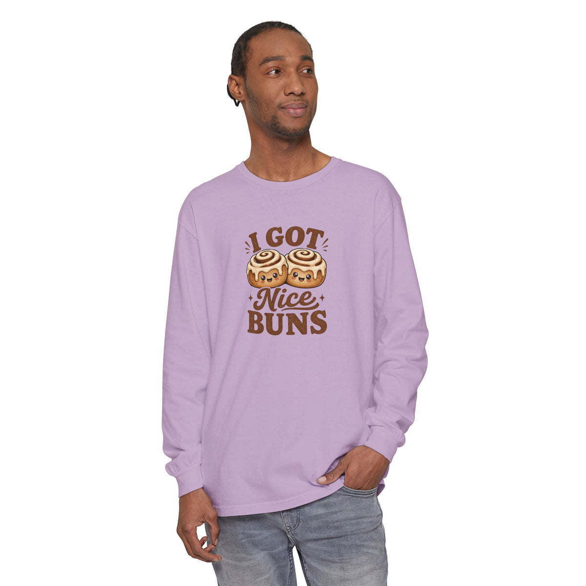 Nice Buns - Comfort Colors Long Sleeve Shirt