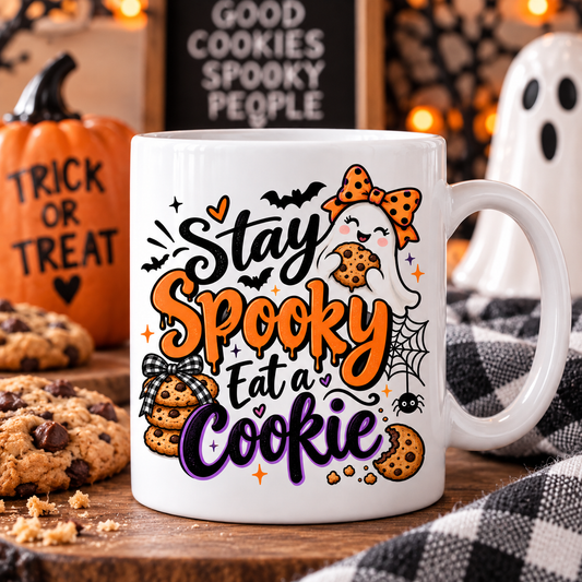 20oz Jumbo Mug - Spooky Sweet Cookie Halloween Design