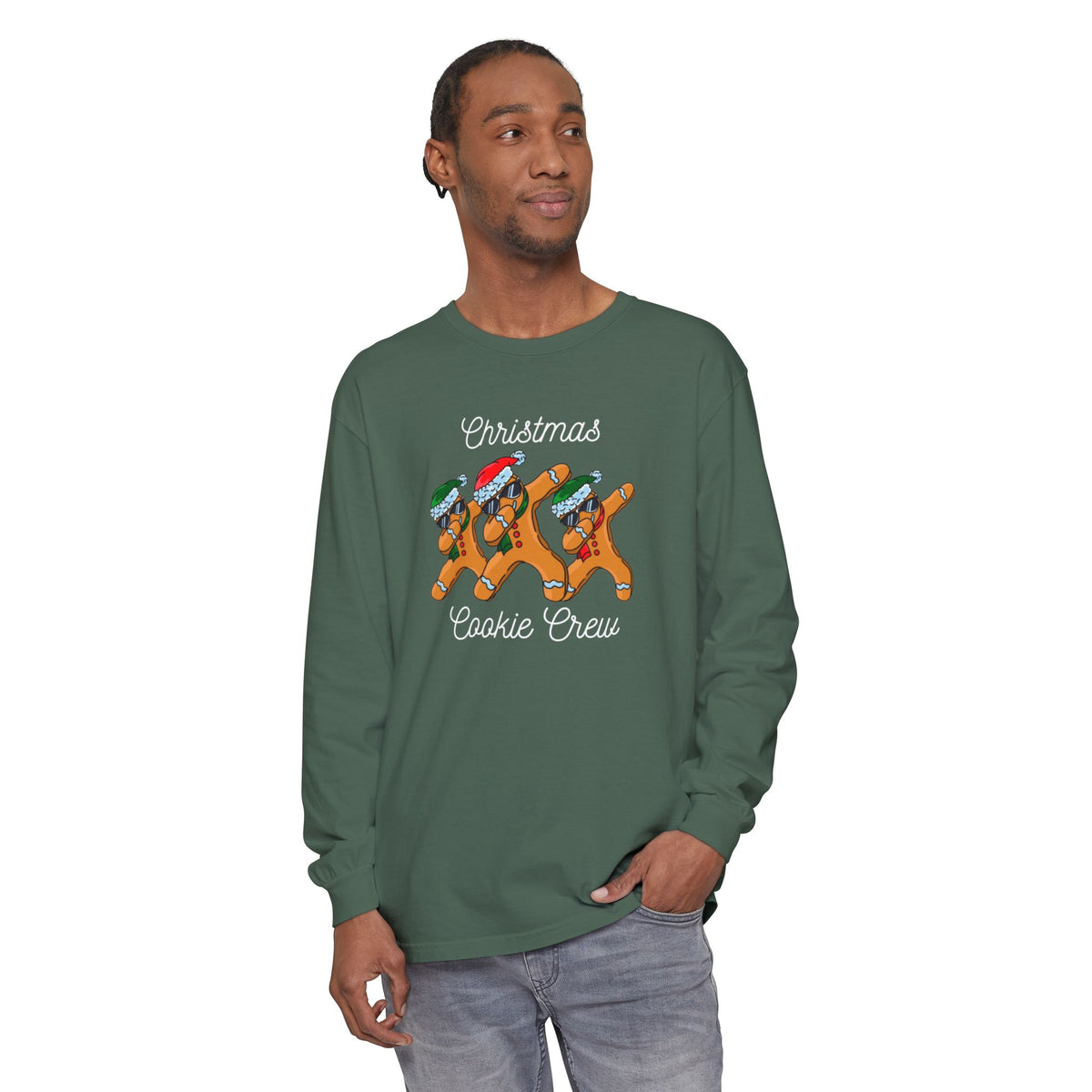 Christmas Cookie Crew - Comfort Colors Long Sleeve Tee