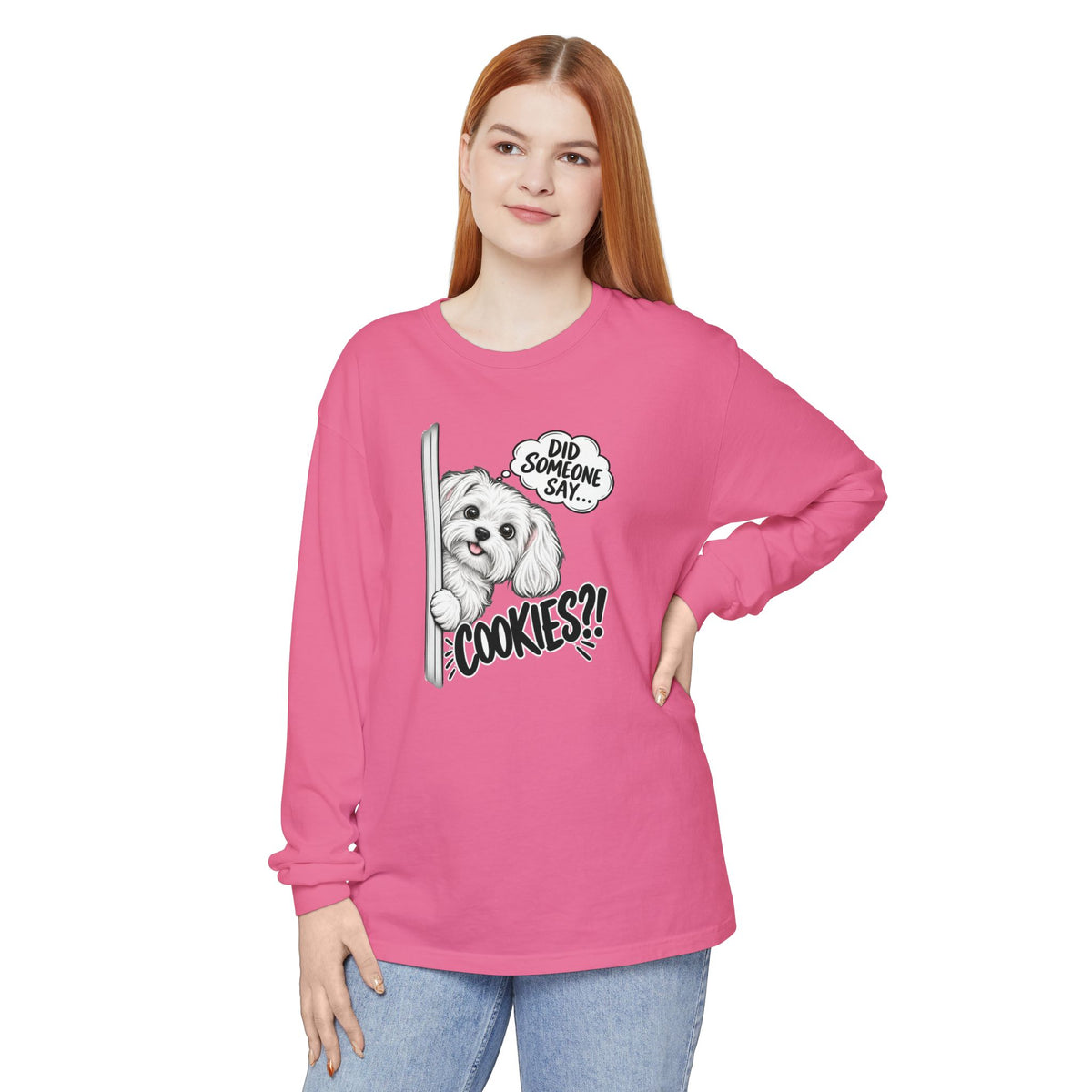 Cookies?! - Comfort Colors Long Sleeve Tee