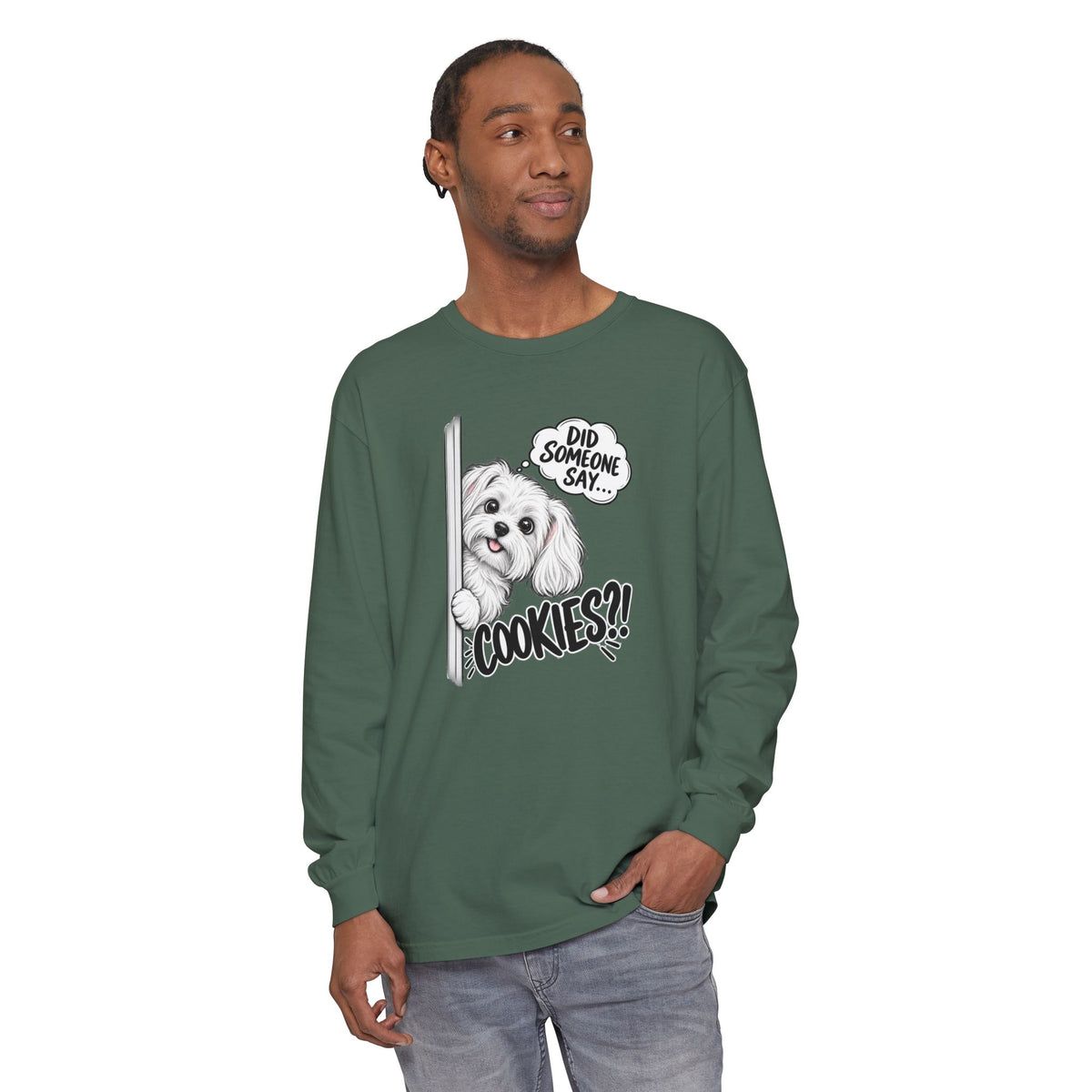 Cookies?! - Comfort Colors Long Sleeve Tee