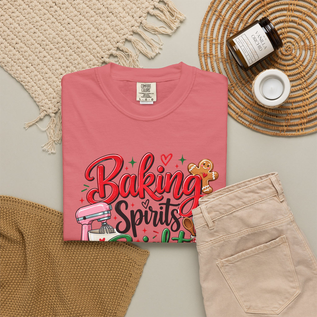 Baking Spirits Bright T-Shirt - Comfort Colors Tee