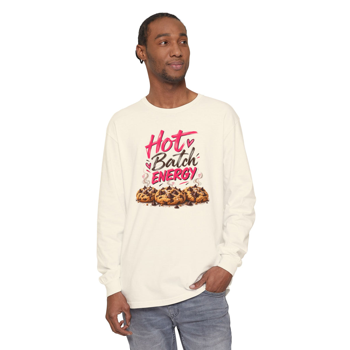 Hot Batch Energy - Comfort Colors Long Sleeve Tee