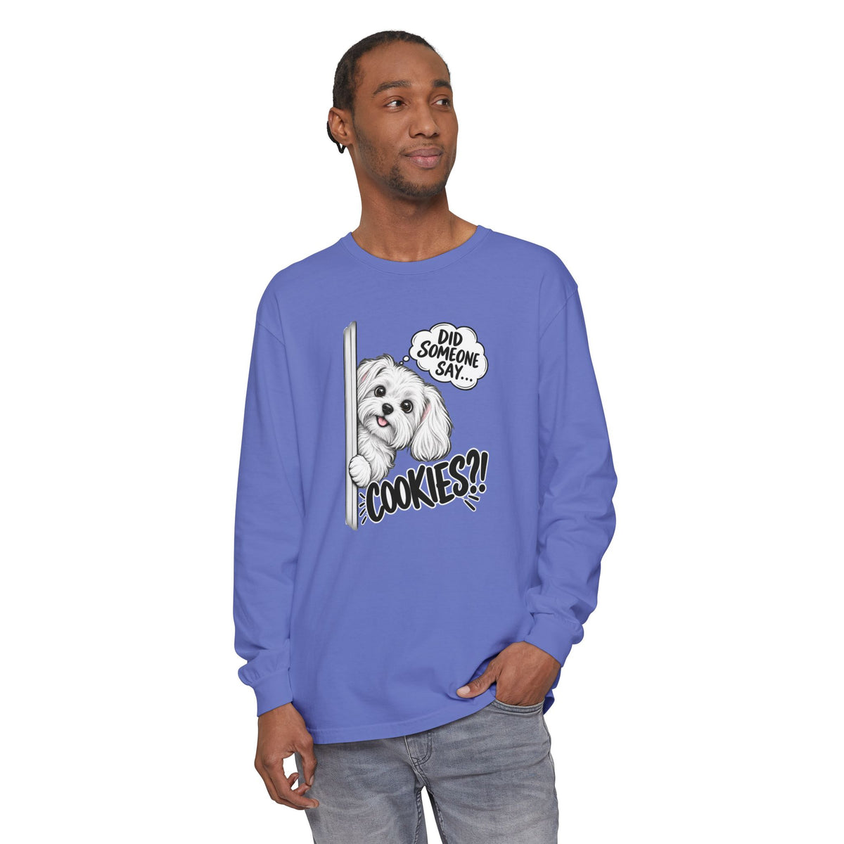 Cookies?! - Comfort Colors Long Sleeve Tee