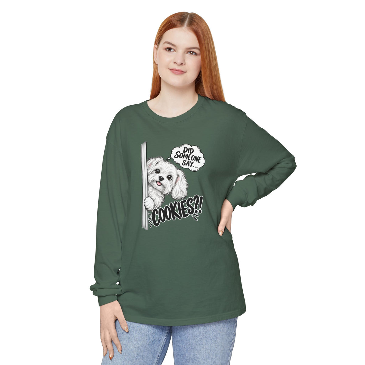 Cookies?! - Comfort Colors Long Sleeve Tee