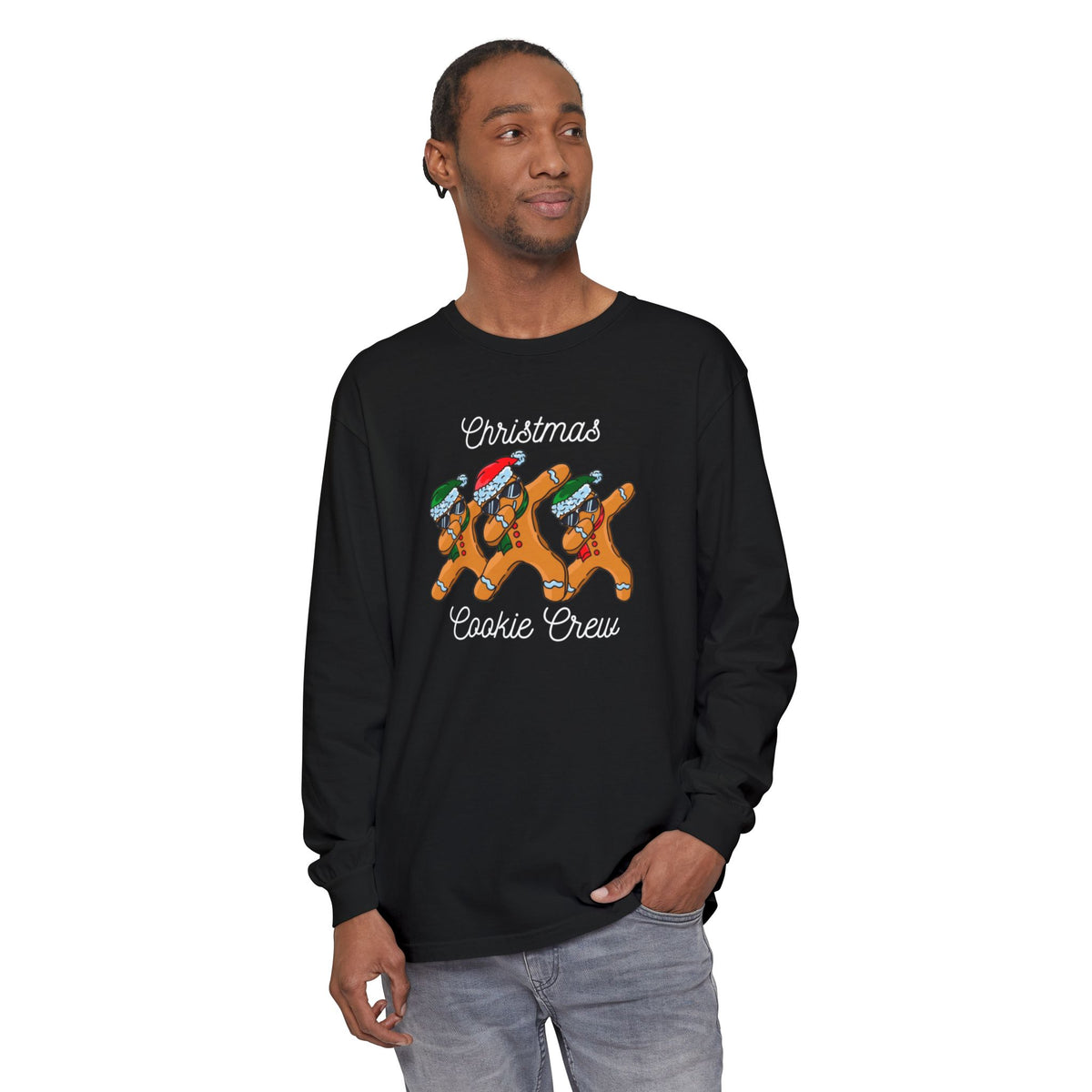 Christmas Cookie Crew - Comfort Colors Long Sleeve Tee