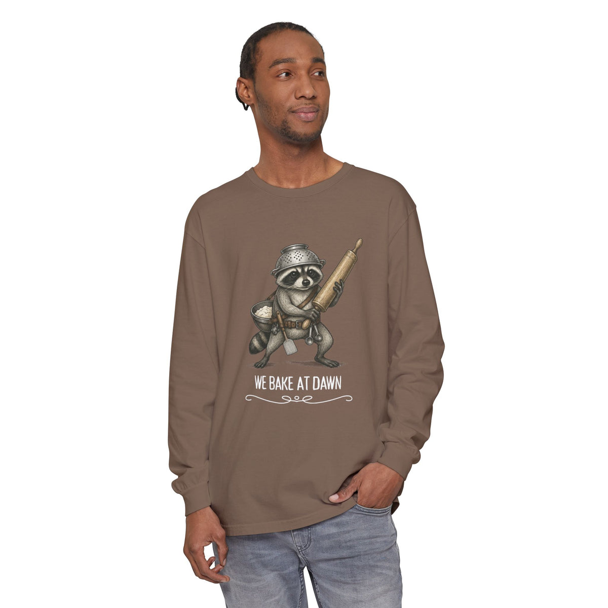 We Bake at Dawn - Comfort Colors Long Sleeve Tee