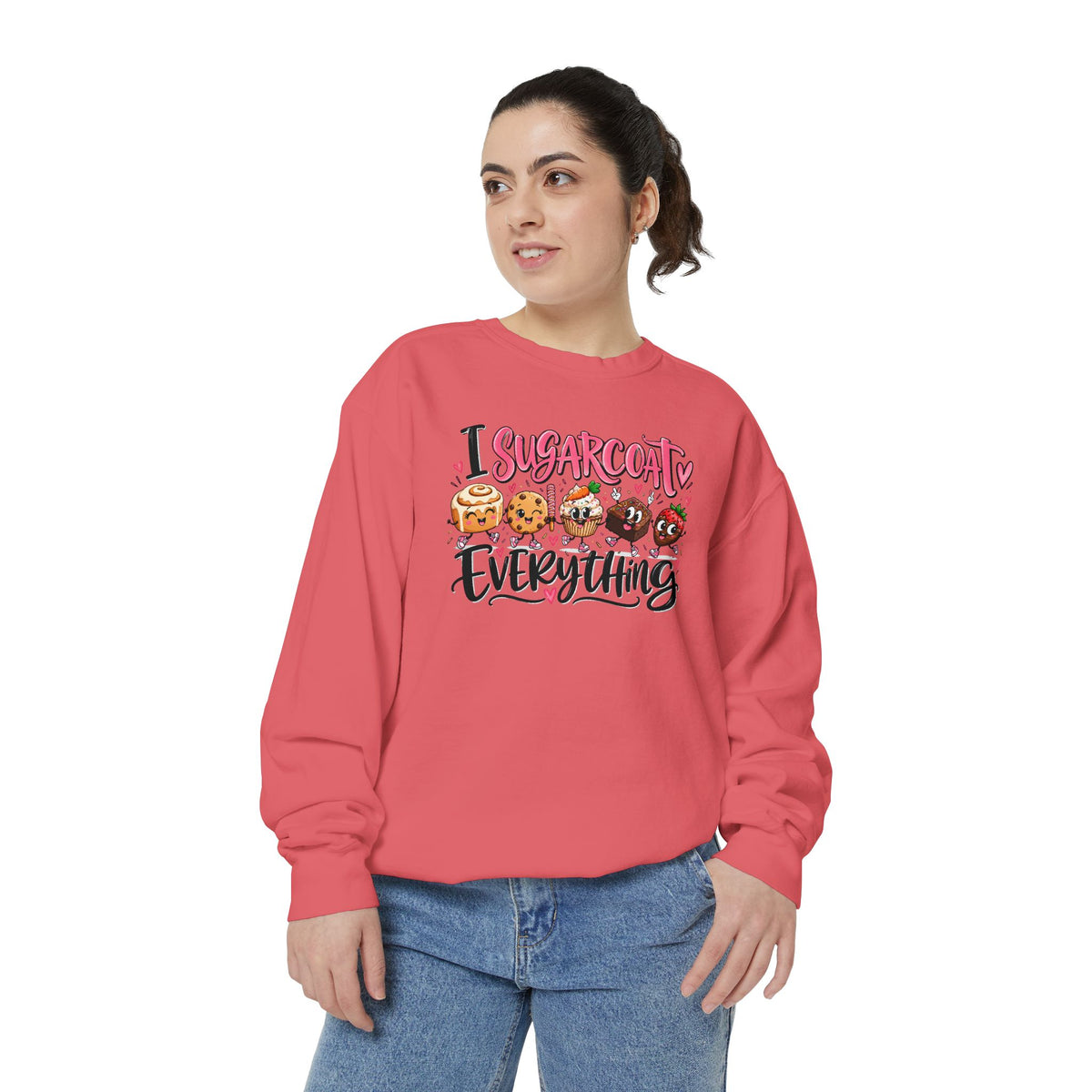 I Sugarcoat Everything - Comfort Colors Sweatshirt