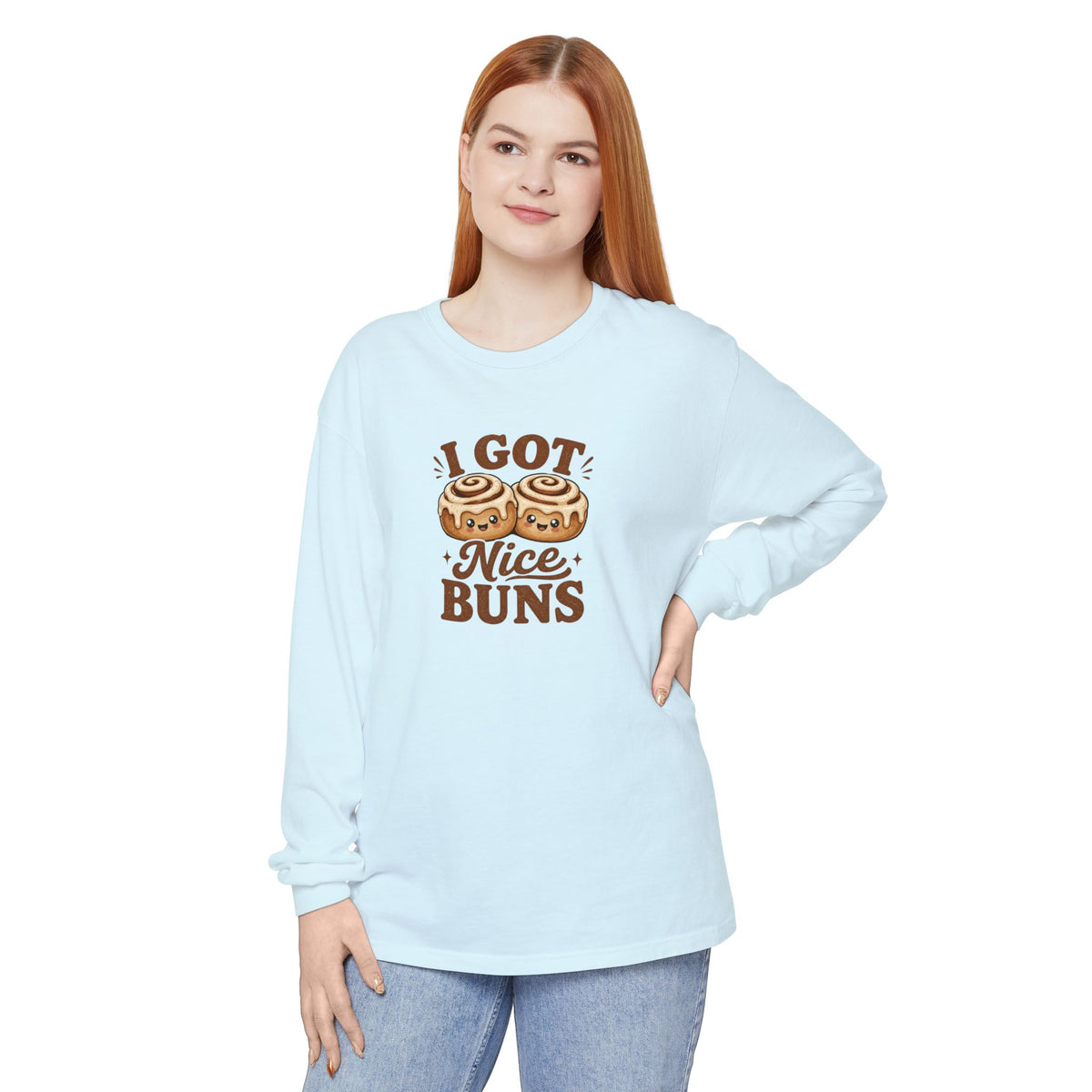 Nice Buns - Comfort Colors Long Sleeve Shirt