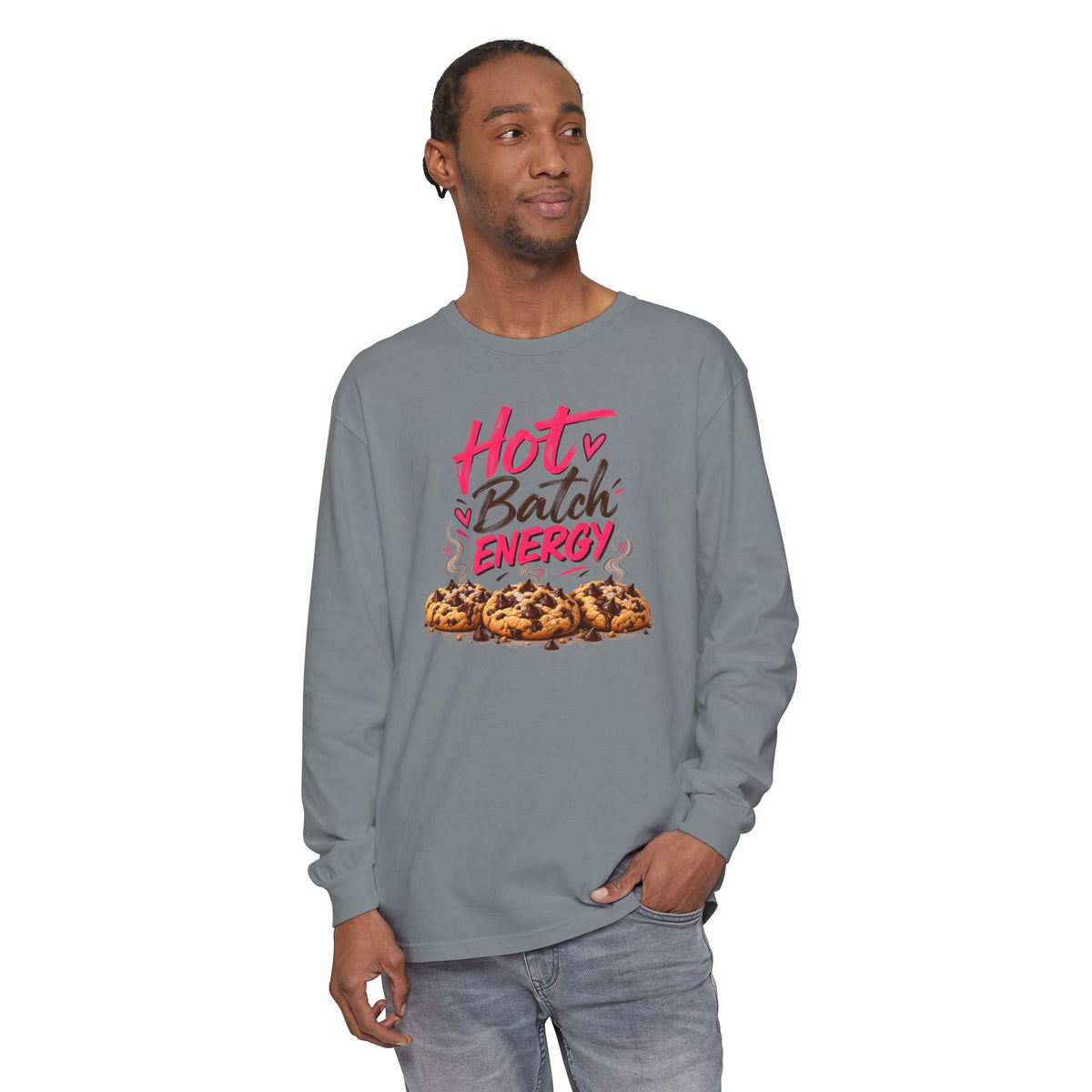 Hot Batch Energy - Comfort Colors Long Sleeve Tee