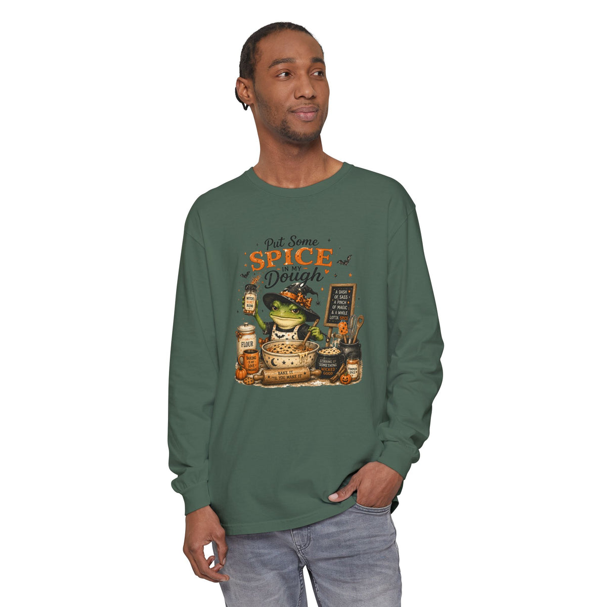 Put Some Spice in My Dough - Comfort Colors Long Sleeve Tee